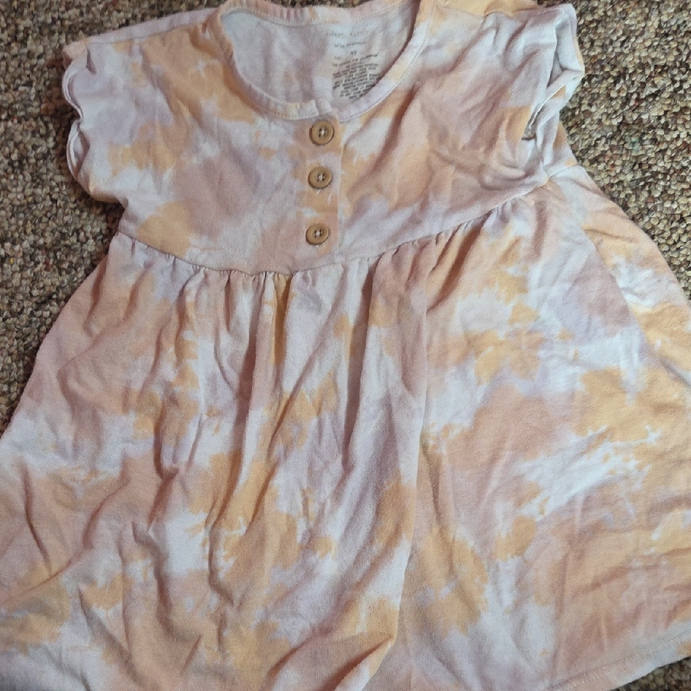Kids Tie-Dye Shirt with Buttons